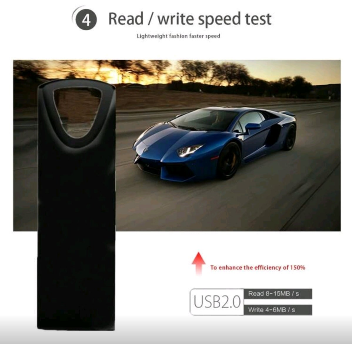 BIYETIMI USB 2.0 Flash Drive Memory 128GB