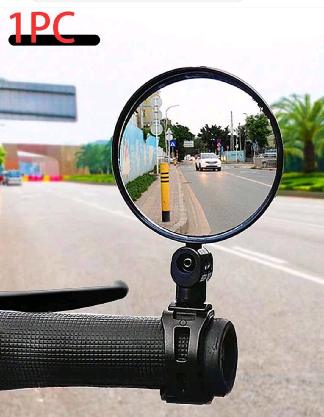 Black Bicycle Rearview Mirror