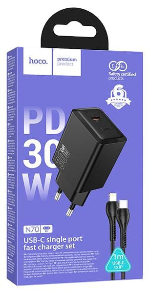 Hoco N70  Nuevo 30 IPhone Charger